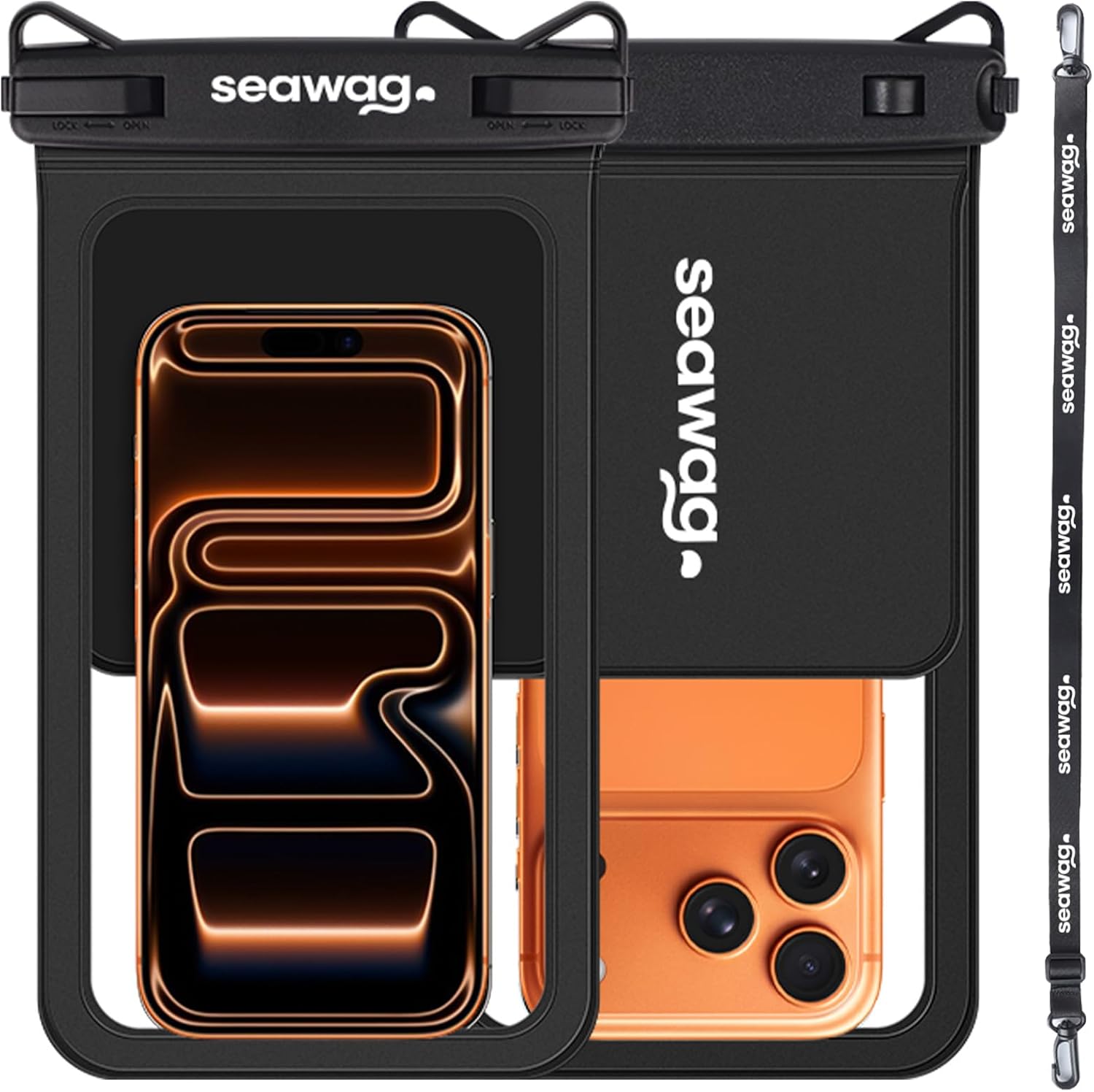 SEAWAG Smart Phone Waterproof Case 6.9" with Additional Pocket