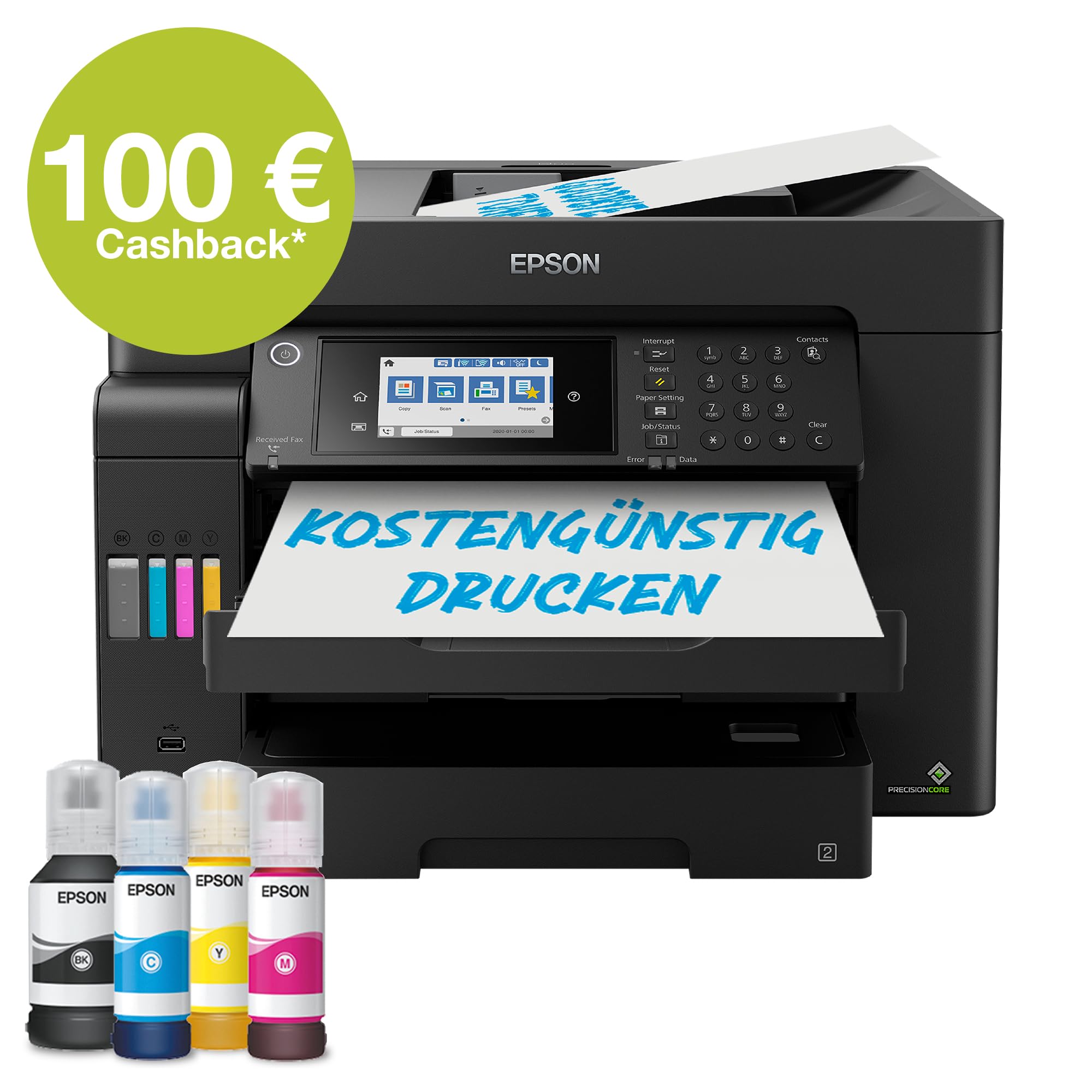 Epson EcoTank ET-16605 DIN-A3+-Multifunktions-Wi-Fi-Tintentankdrucker mit Fax