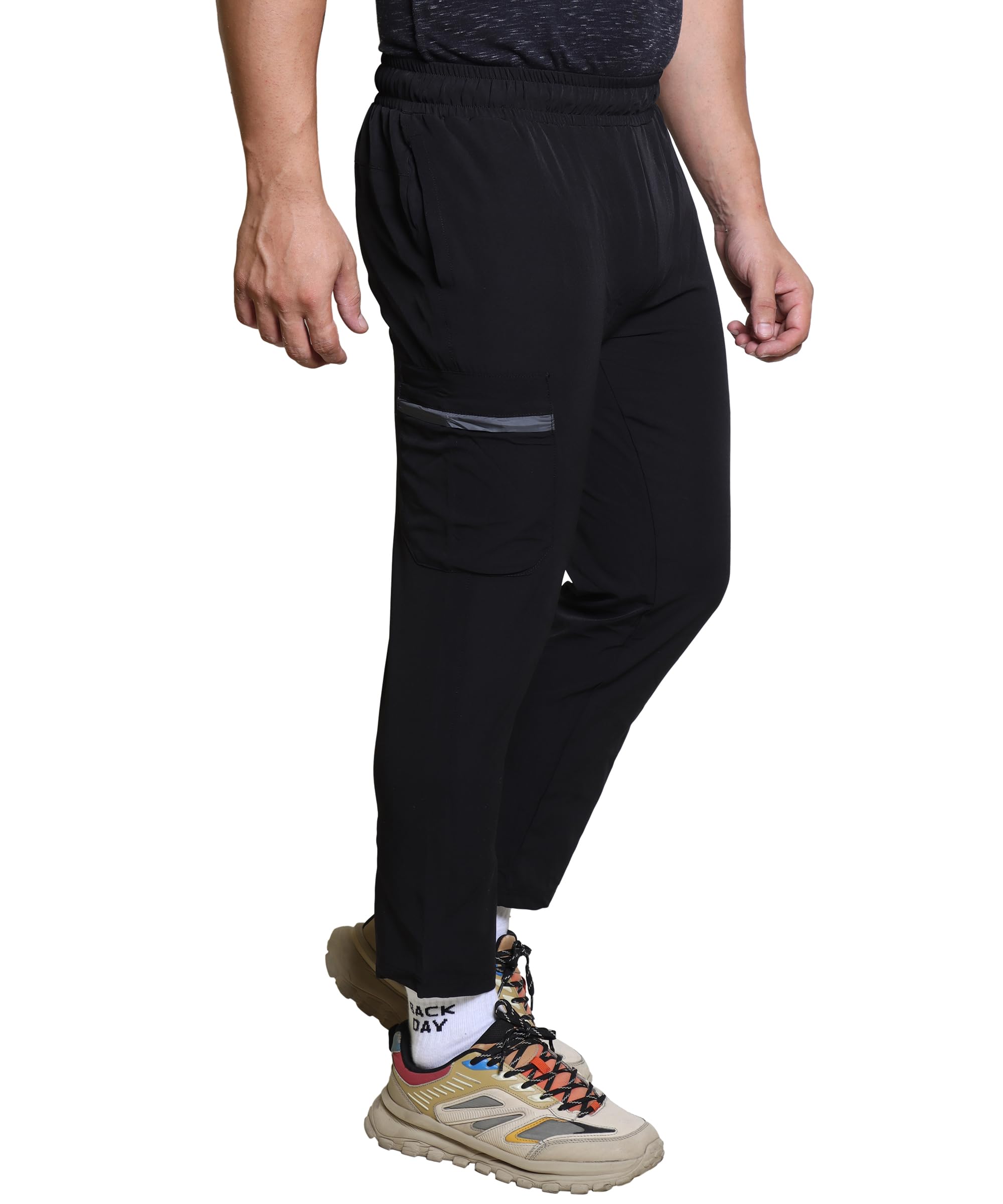 troo blue Track Pant for Men – Polycotton Joggers, Gym Pants & Lowers for Men with Adjustable Waist, Moisture-Wicking Fabric & Pockets – Cargo & Ideal Sports Pajamas for Workout & Casual Wear-picture-25