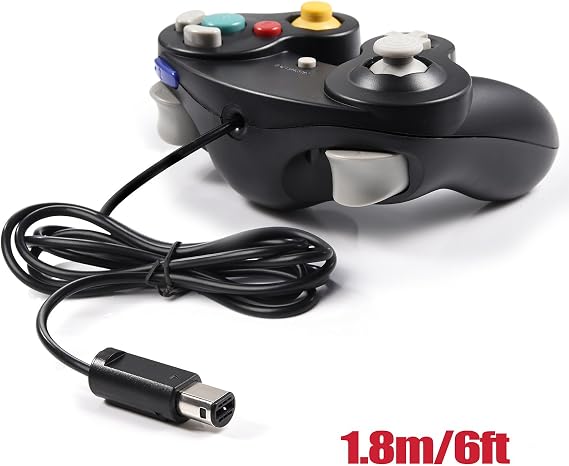 miadore NGC GC Controller Classic Wired Gamepad Joystick for Gamecube Wii Game Console (2 Pack)