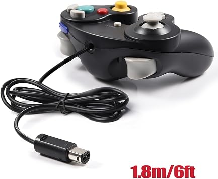 miadore NGC GC Controller Classic Wired Gamepad Joystick for Gamecube Wii Game Console (2 Pack)