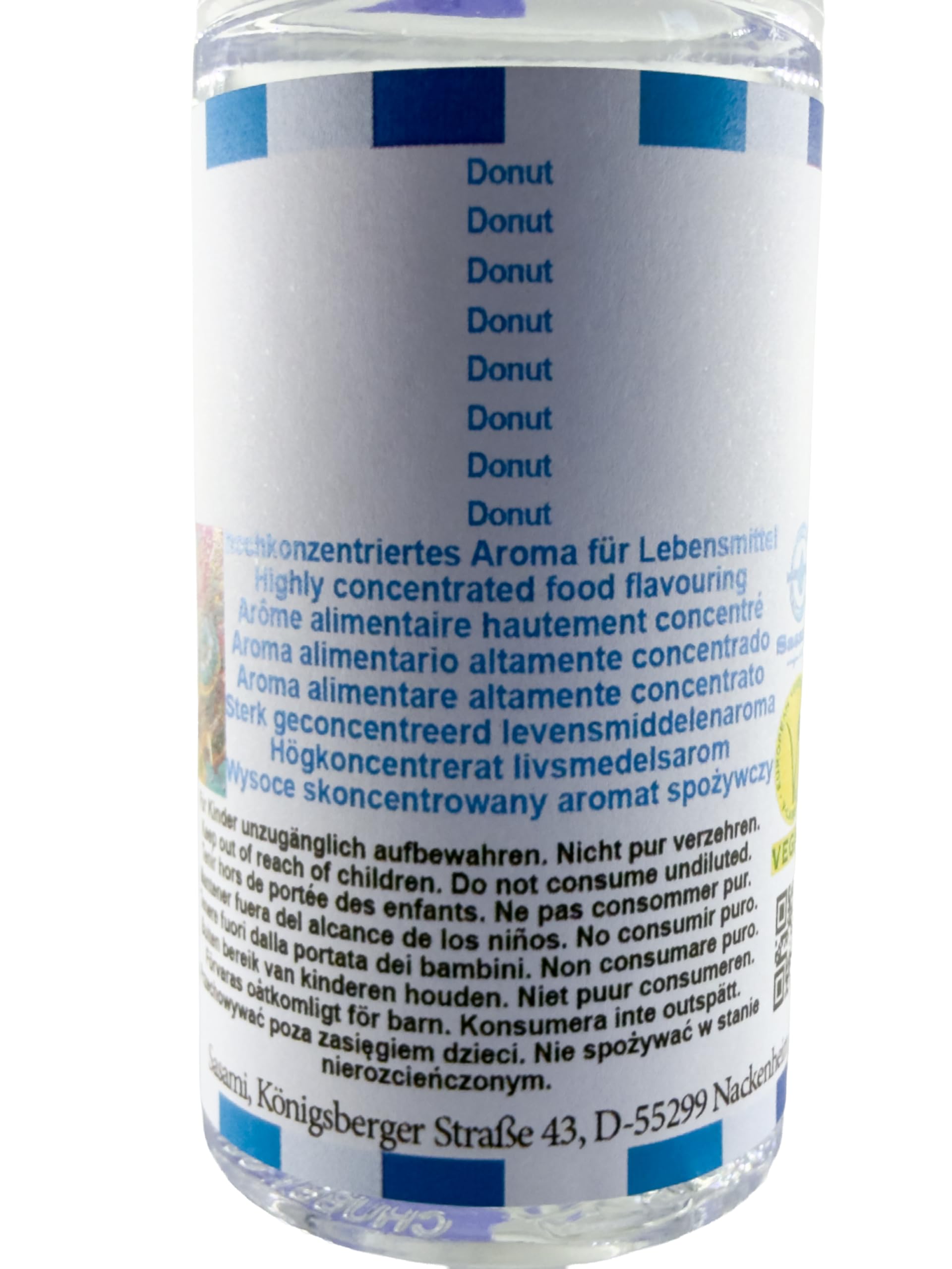 Donut aromat koncentrat – Wegański – Sasami – 100ml