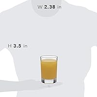 Vista 5 de Libbey Vaso de jugo de base pesada (juego de 4), 5.5 onzas, transparente