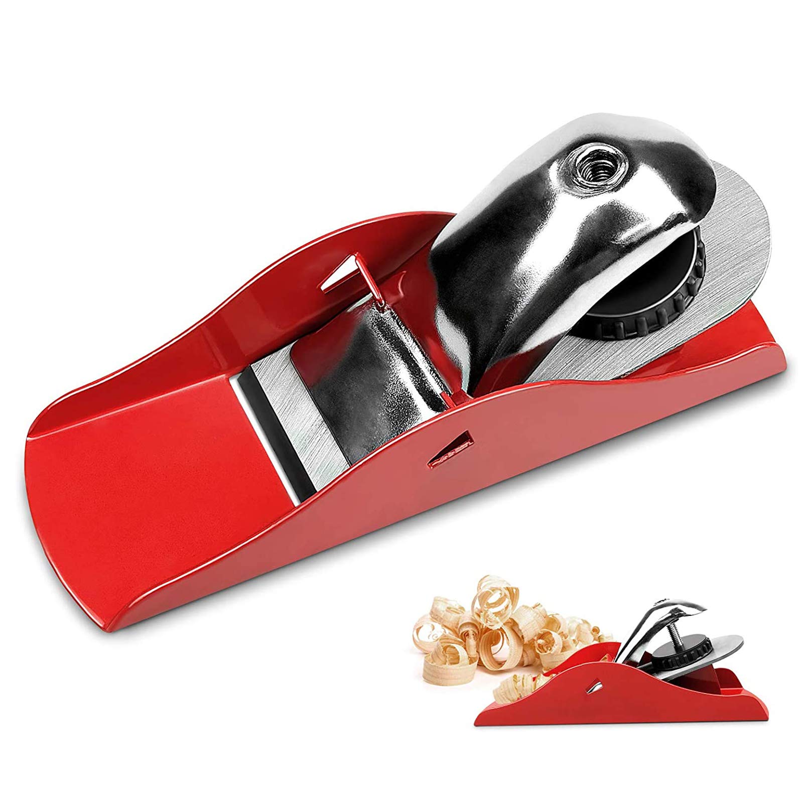 Woodworking Planer,Smoothing Compact Block Hand Planes Adjustable Block Plane, Carpenter Chamfer Tool