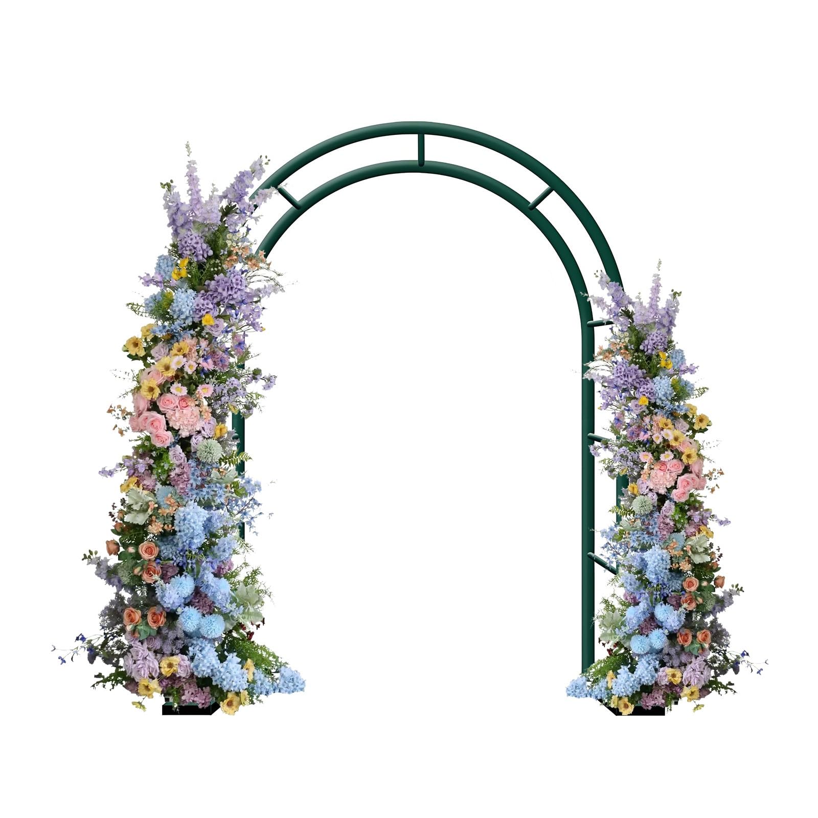 Arco de jardín de boda y pérgola metálica para decoración de plantas