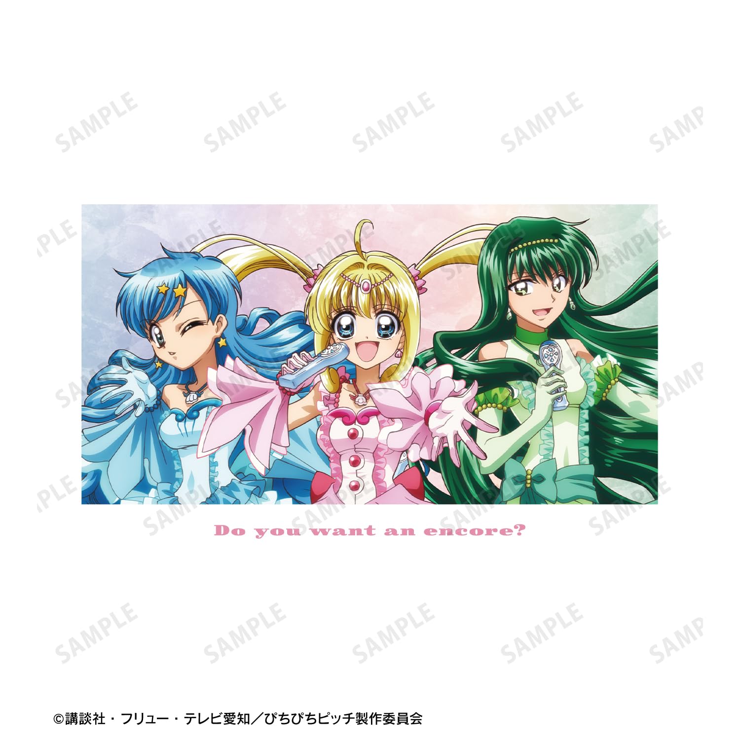 Amazon.co.jp: アニメ「ぴちぴちピッチ」 描き下ろしイラスト 20th