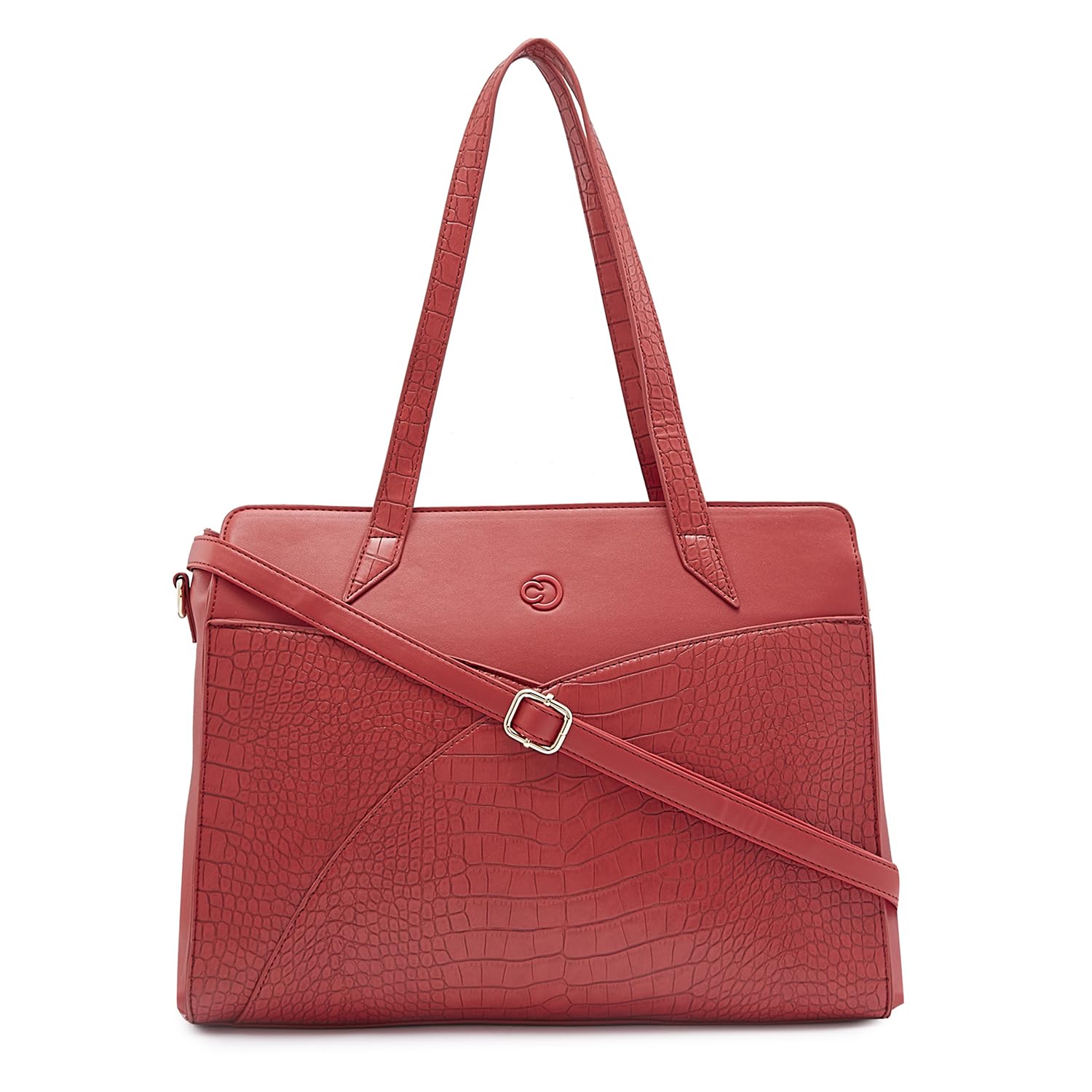 Caprese CABO CROCO RED FAUX LEATHER LARGE LAPTOP SATCHEL HANDBAG (B0CYQC28F8) Amazon Price History, Amazon Price Tracker