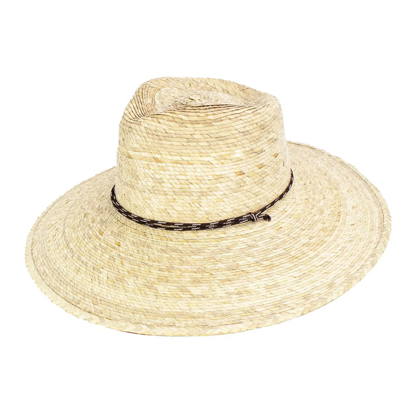 Peter Grimm Unisex Orbi Lifeguard Packable Summer Palmilla Straw Western Cowboy Hat with 4.5