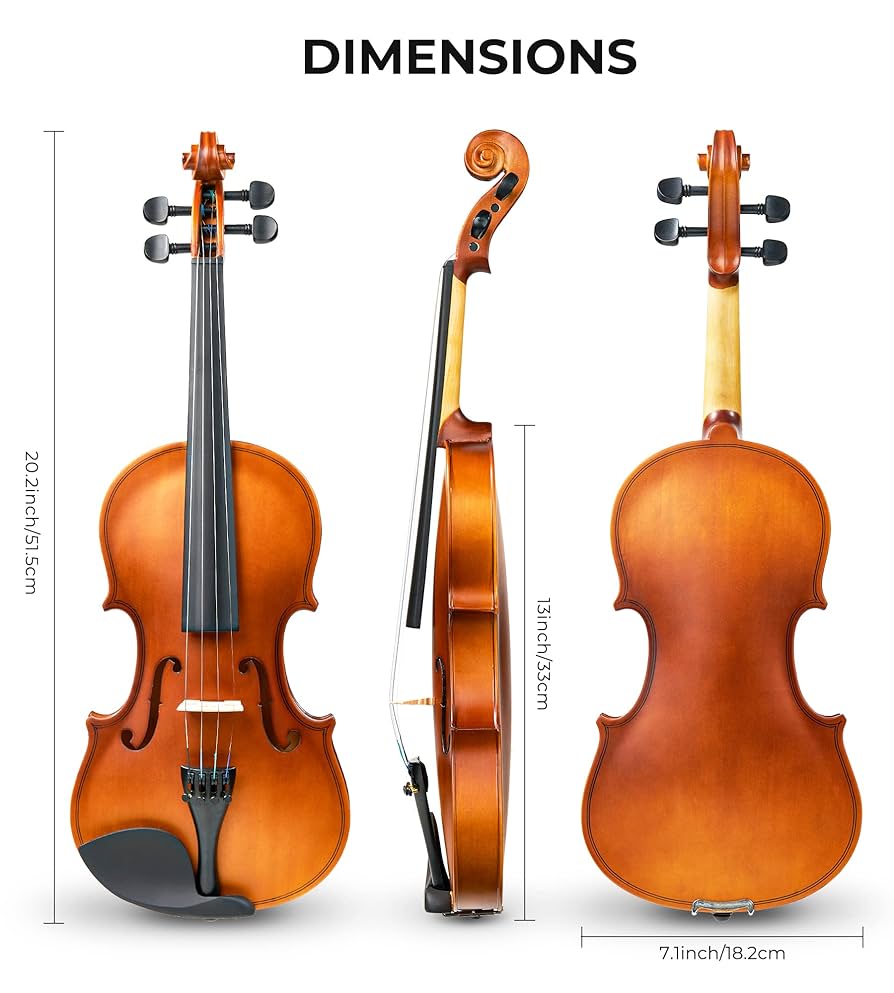 Amazon.com: Vangoa 1/2 Violin Set for Beginners Kids Student