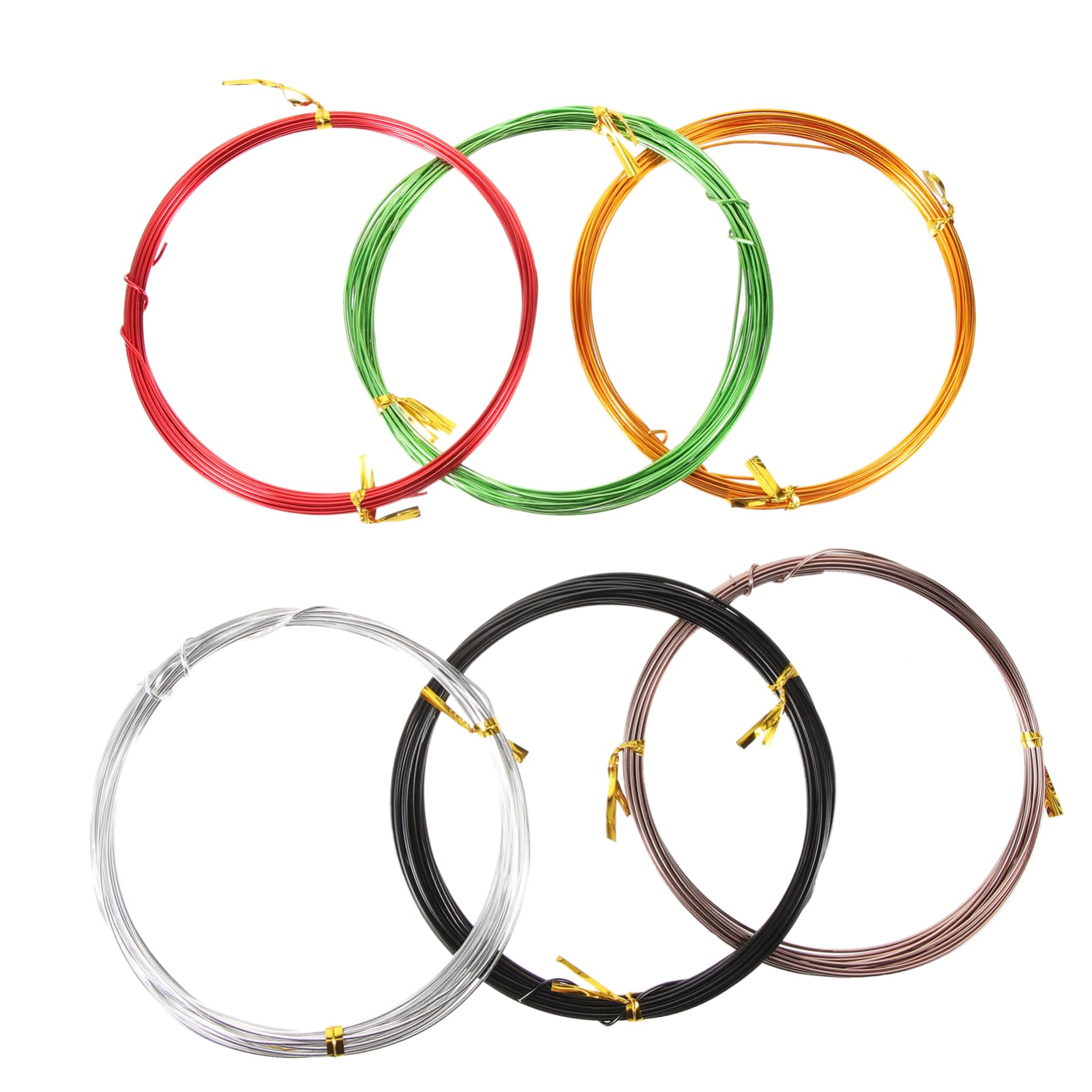 Happyyami Practical Bonsai Training Wire Set 6pcs Soft Aluminum Wires Dark for Craft and Bonsai Tree
