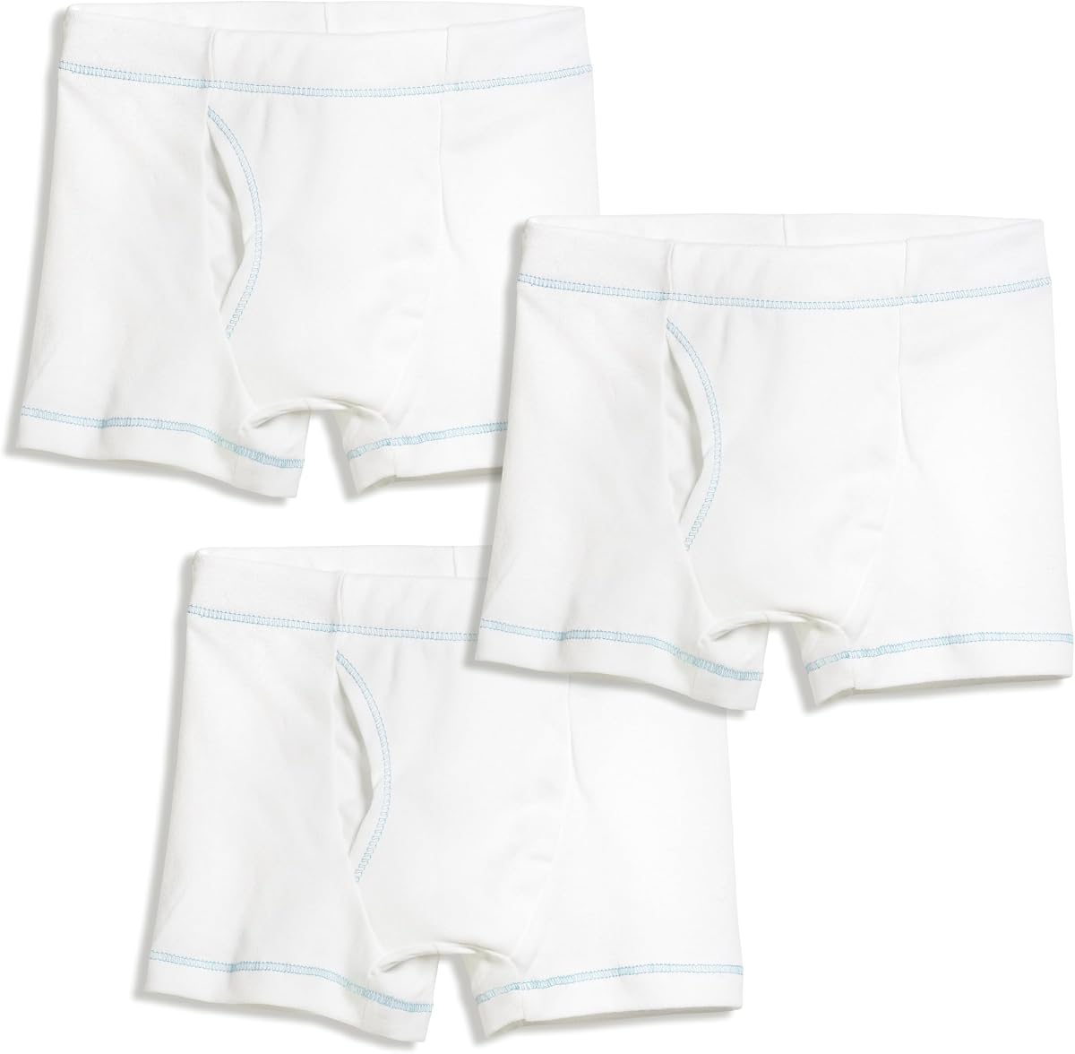 City Threads Boys Cotton Boxer Briefs 3-Pack Made in USA - Soft Cotton Kids Underwear Boys - Toddler and Youth Sizes