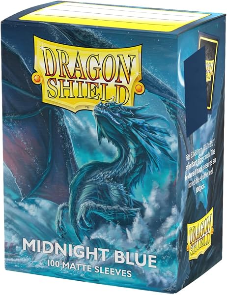 Dragon Shield 100ct Card Sleeves Midnight Blue Matte