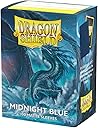 Dragon Shield Standard Size Card Matte Sleeves | 100 CT - Smooth & Tough Premium TCG Sleeves | Compatible with Pokemon, Flesh & Blood, One Piece & Magic The Gathering | Midnight Blue