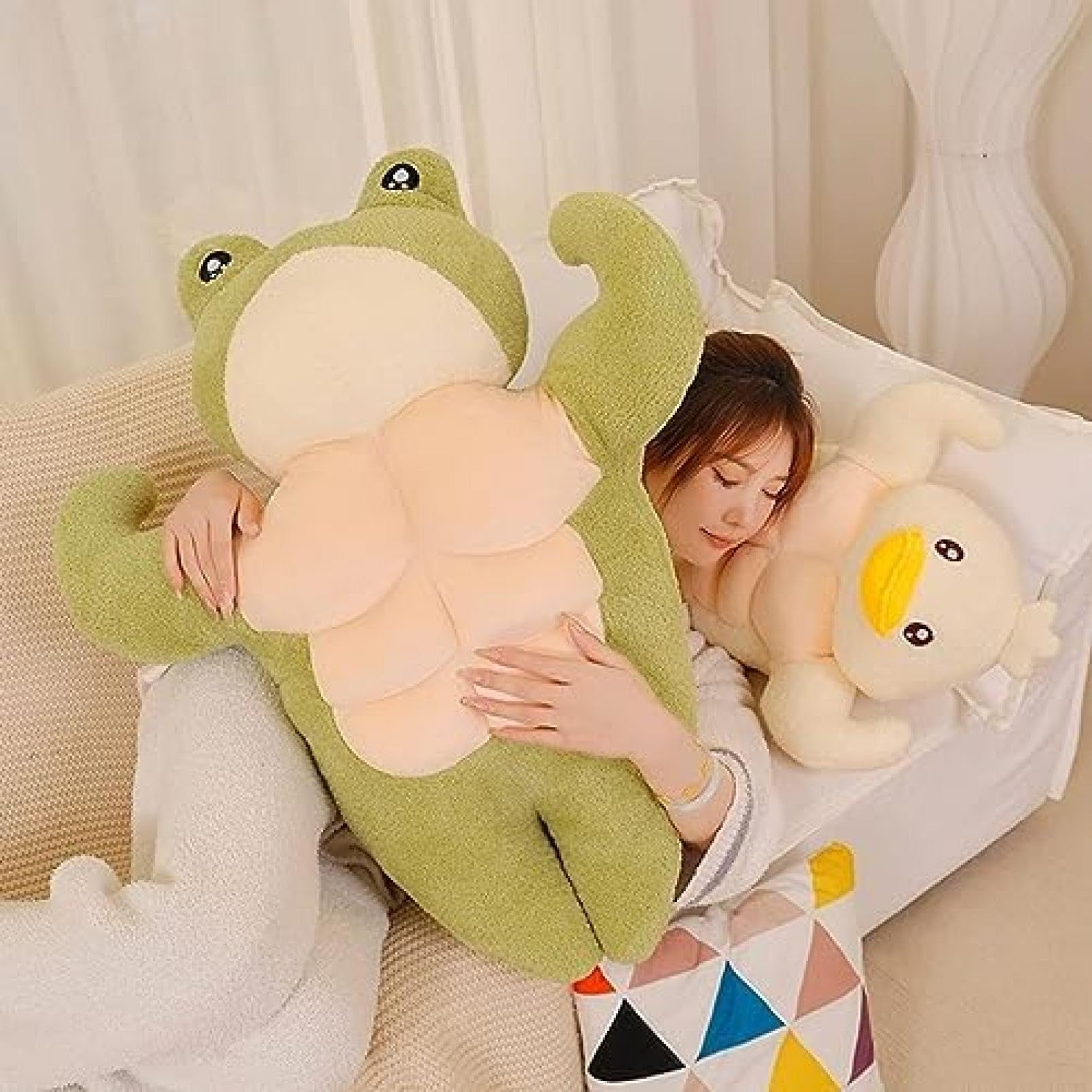 Amazon.co.jp: 抱き枕 ぬいくるみ アヒル 抱きまくら だきまくら