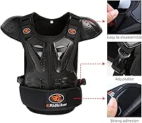 Vista 3 de Equipo de Bicicleta de Tierra para Niños Protector de Pecho Motocross, Traje de Armadura de Motocicleta Juvenil con Protector de Rodilla y Espinilla