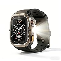 AGM Legion 3 Orologio Smartwatch Uomo Ultra Resistente,Display AMOLED 1,95",Impermeabile 5ATM