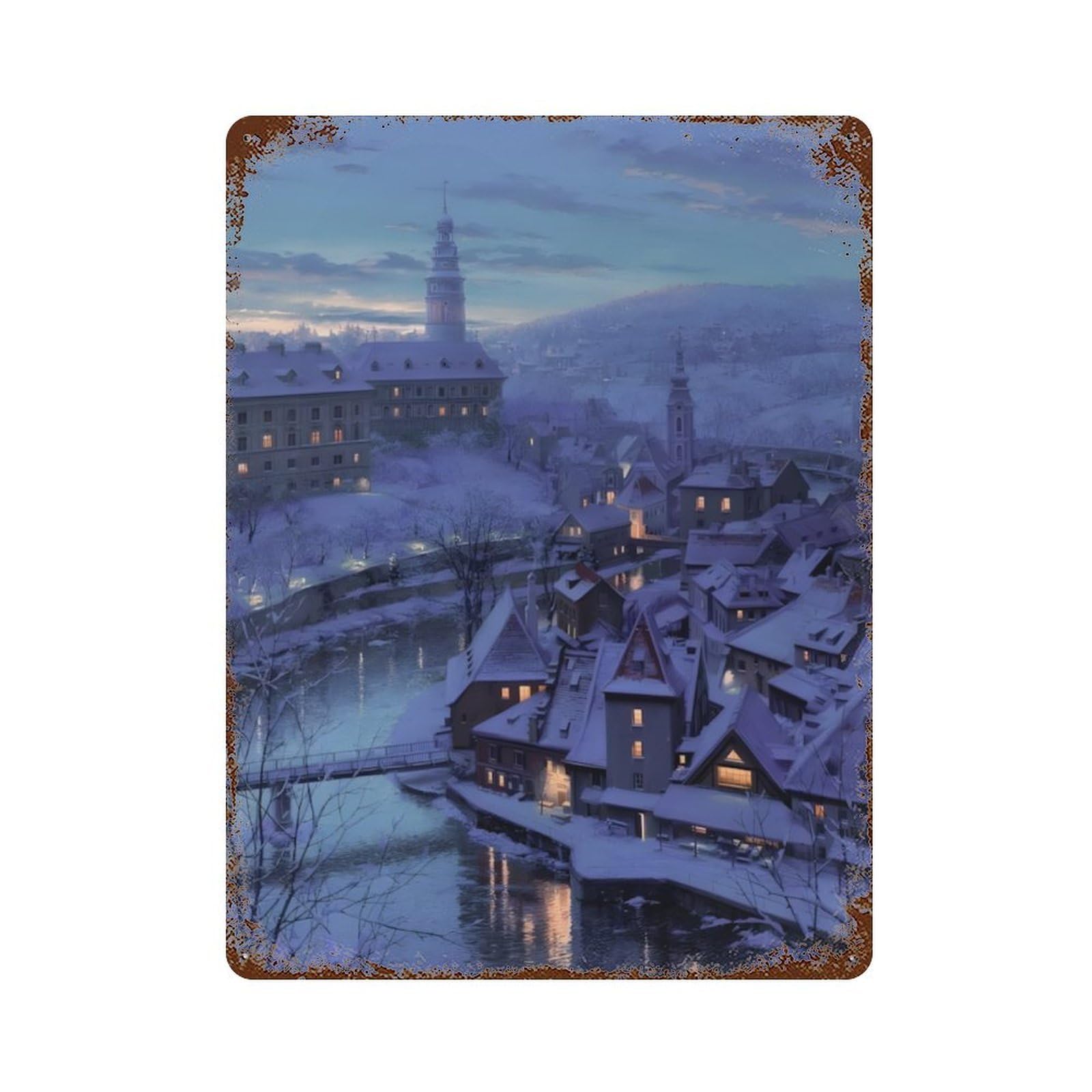 xiaoxiaoshen Evgeny Lushpin Surrealism (4) Wall Decor Art Metal Tin Poster Modern Home Decor Art Home Bar Shop Decorations Vintage Sign 40x30cm