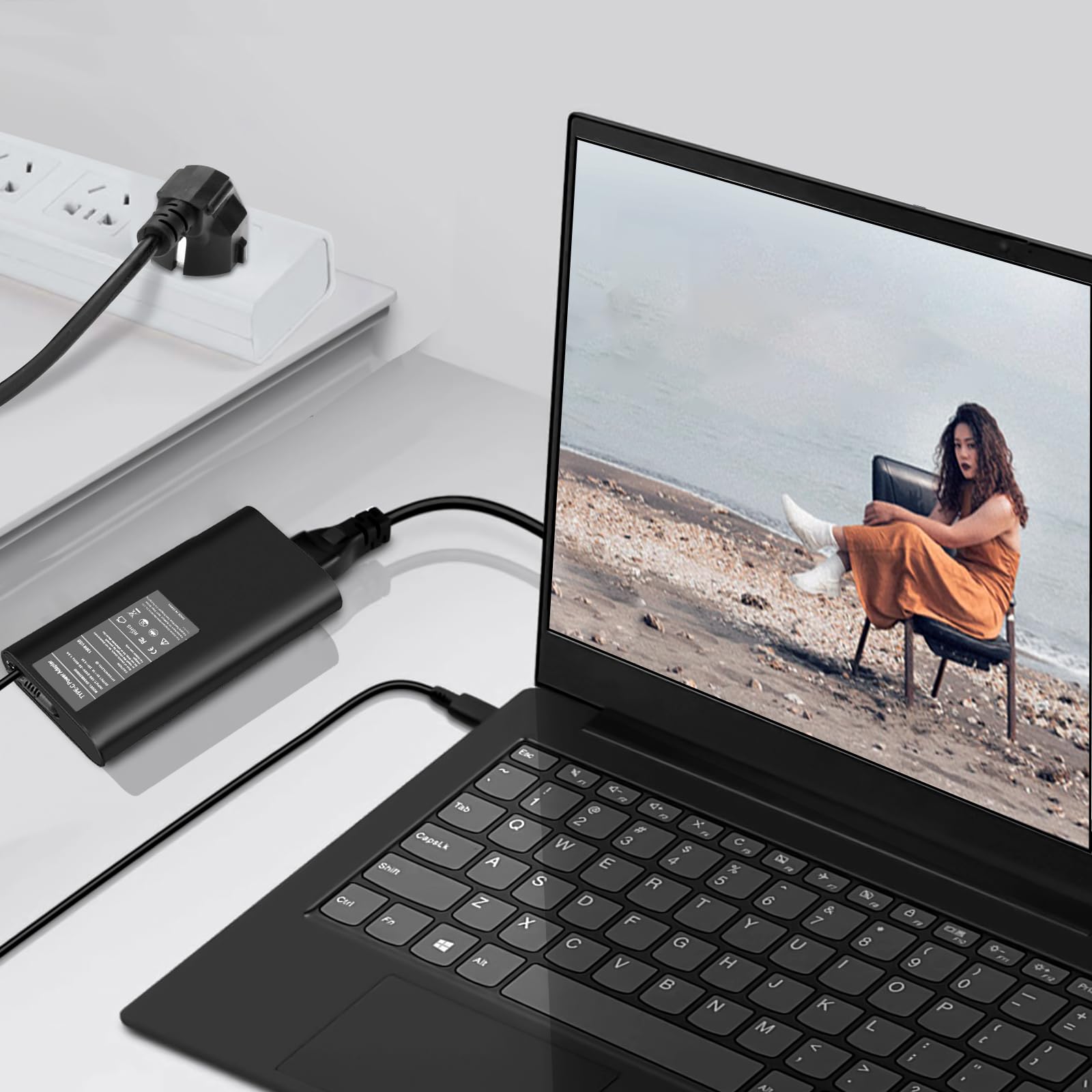 Caricatore USB C 165W per Dell Precision 5680 5690 Pro Max Premium | MA16250 14 Premium, MA14250 16 Premium, XW78Y, 450-BBWR, ADP-165BB BA, DA16250, DA165PM210, LA165PM210 Computer