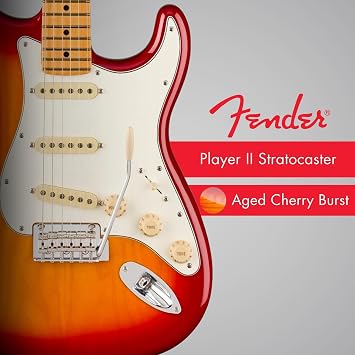 Fender Player II Stratocaster, Maple Fingerboard, Aged Cherry Burst