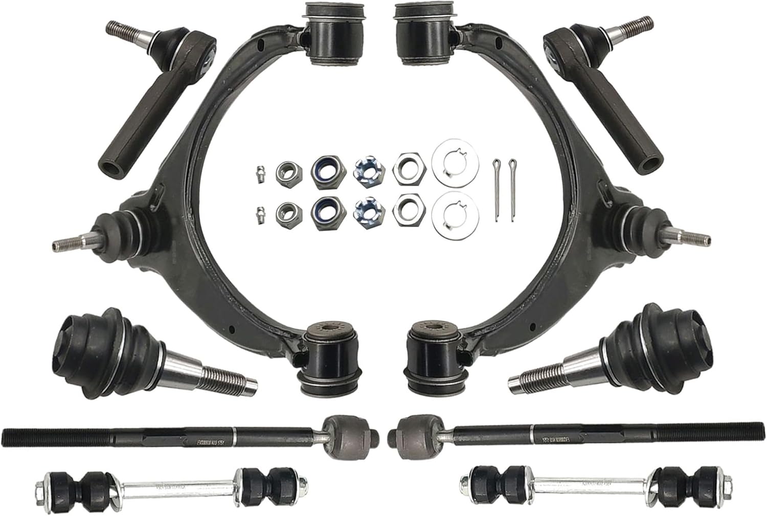 Suspension Kit Set of 10 Front Control Arm Ball Joint Sway Bar Tie Rod For Cadillac Escalade ESV 2015-2019 Chevy Suburban/Tahoe/Silverado 1500 2014-2019 GMC Yukon XL/Sierra 1500 2014-2019