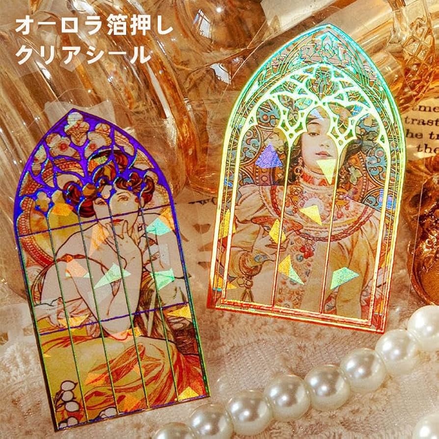 ❤️【J】フローラルグラス♡ハイドランジアの奇跡ステッカー♡15枚♡コラージュ素材 61NyjYF8AmL._UF894,1000_QL80_.jpg