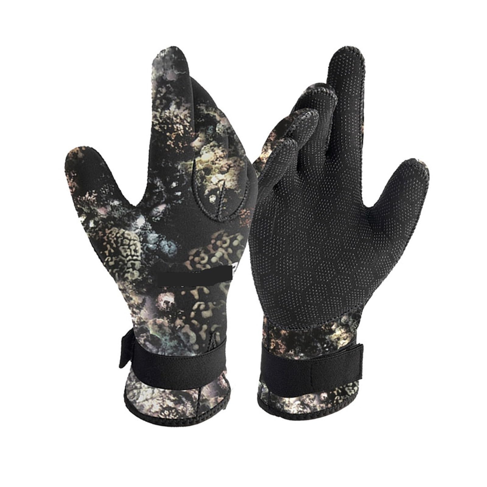 Rękawiczki Pływackie Rękawice do nurkowania Camo 3mm/5mm neoprne z paskiem na klamrę rękawice łowiectwa podwodnego, nurkowanie rurką wędkarstwo sportów wodnych