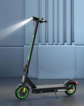 acer Electric Scooter for Adults, 500W Peak Motor, Max Speed 15.5MPH, 20 Mile Long Range, 8.5 Soild Tires, Double Brake System Folding E-Scooter Commuter ES Series 3