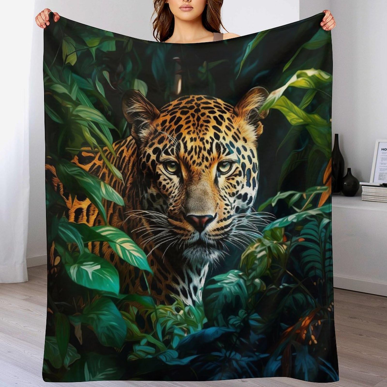 Manta de lana acogedora con texturas suaves para un descanso premium