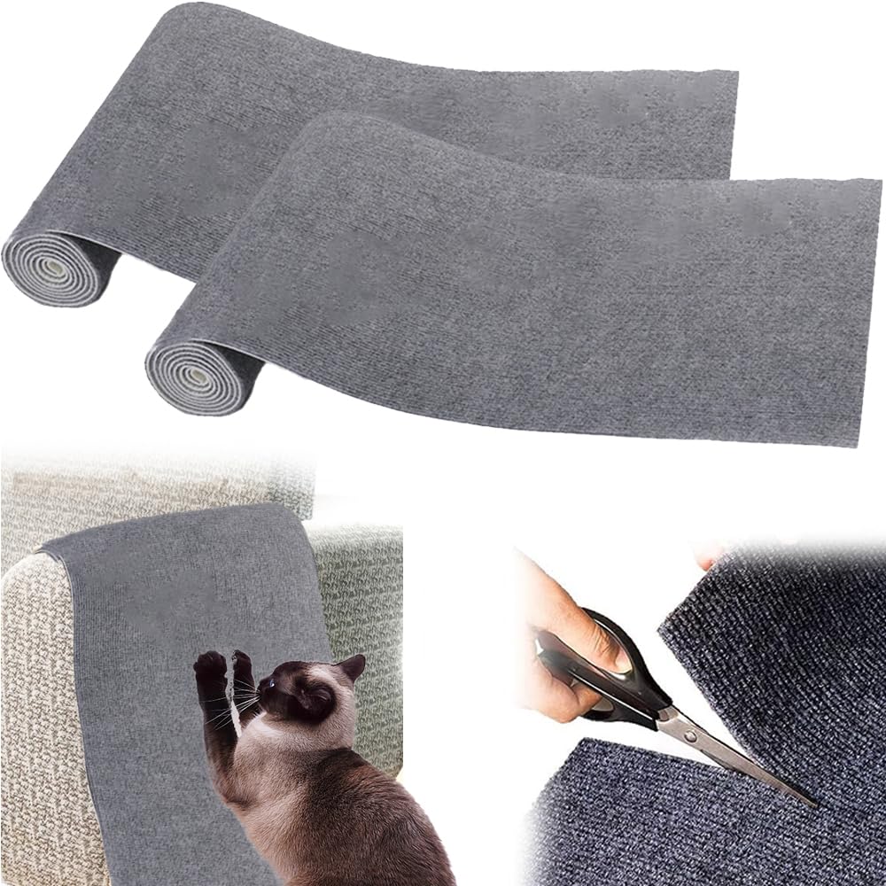 2pcs Self Adhesive Cat Scratching Mat 40x200cm Anti Scratch
