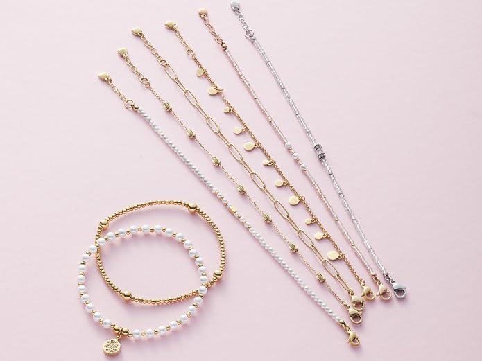 BRACCIALE DA DONNA rigido con nome in acciaio inox con zirconi. Tutti Nomi Disp. EUR 12,99