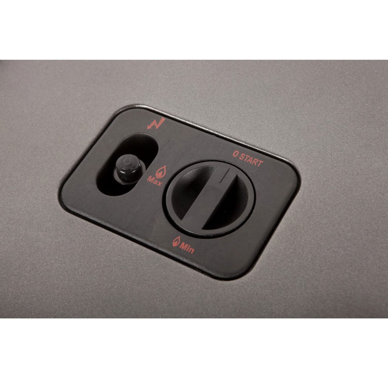 Marvin Stufa A Gas Gpl Portatile Vano Porta Bombola Potenza 4.2 Kw Riscaldante 5 Ruote con Accensione Piezo Elettrica Dispositivo di Sicurezza e Controllo Fiamma e Livello Ossigeno (Nero)