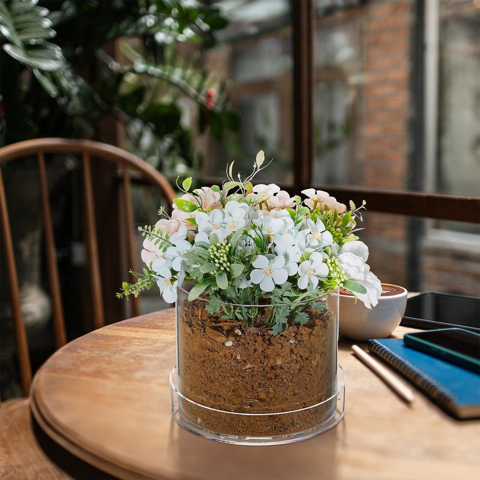 Pots Pour Transparents Avec Drainage Godets De Démarrage En Acrylique