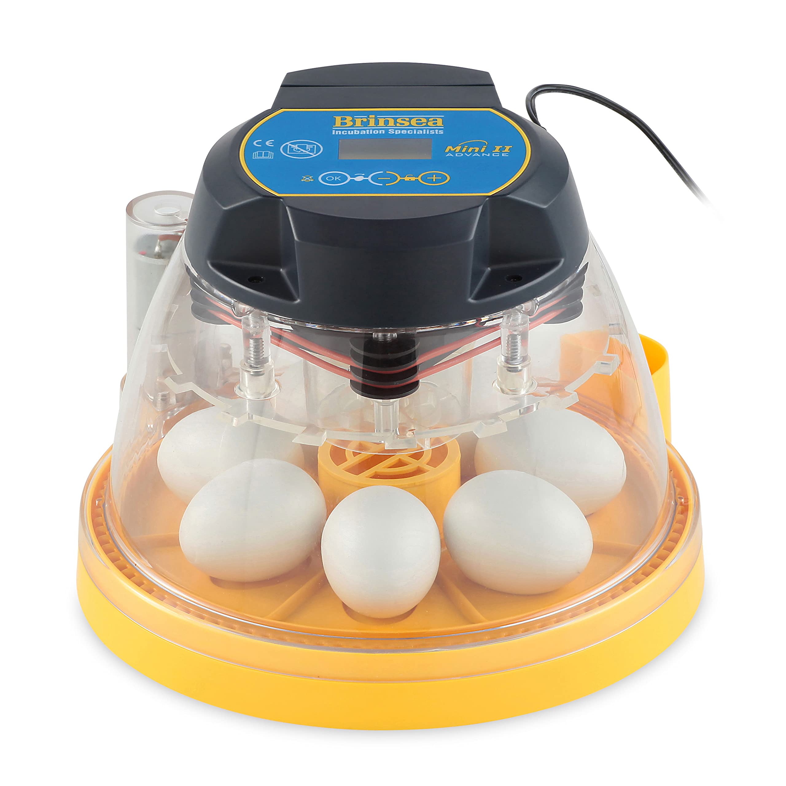 FINCA CASAREJO Incubadora 7 Huevos BRINSEA Mini II Advance - Incubadora automática, Digital con volteo automático