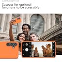 YATWIN Silicone Back Case for Samsung Galaxy S25 Plus, Soft-Touch Phone Back Cover for Samsung Galaxy S25 Plus - Orange gallery image
