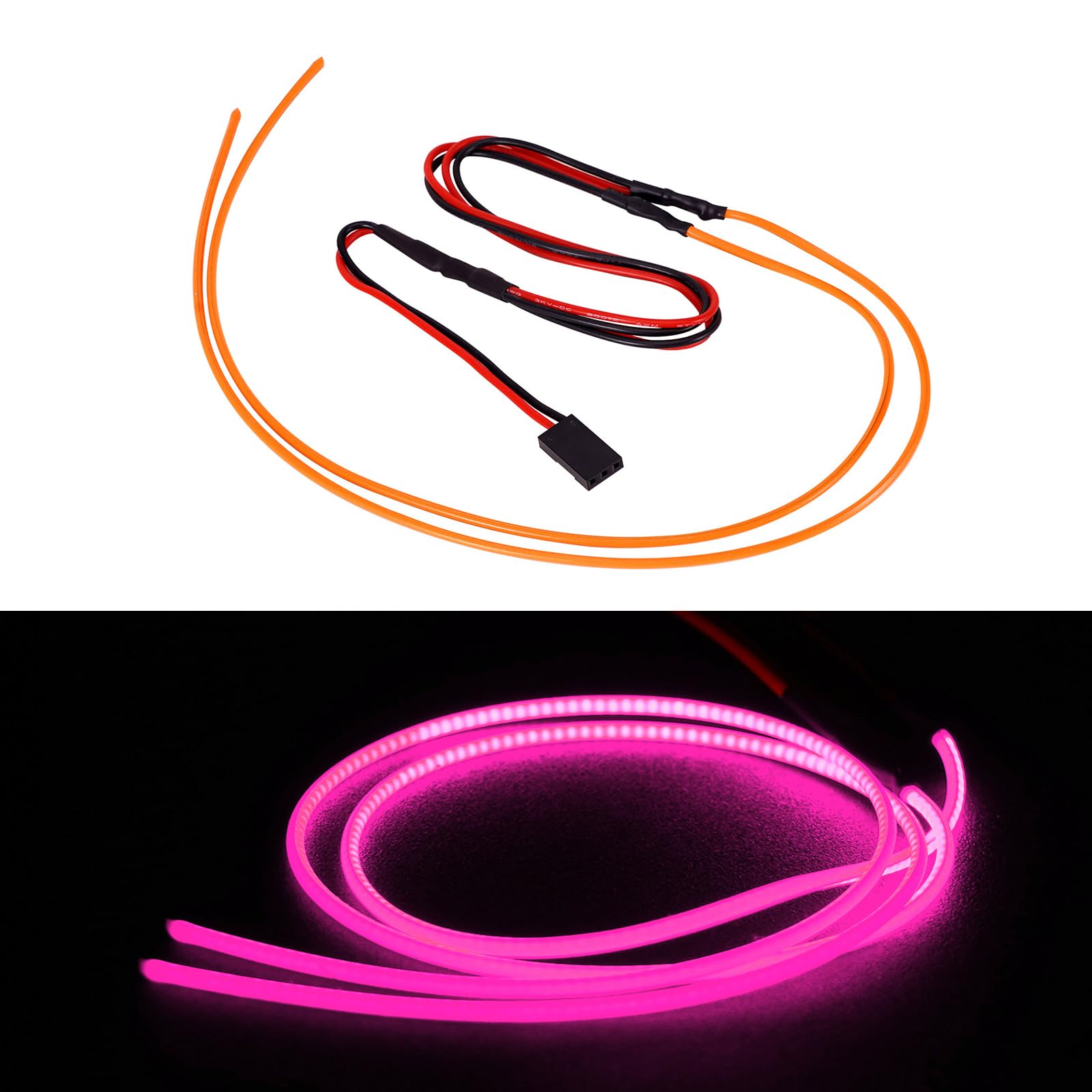 INJORA RC LED-Streifenlichter Flexibel Schneidbar für 1/24 1/18 Crawler