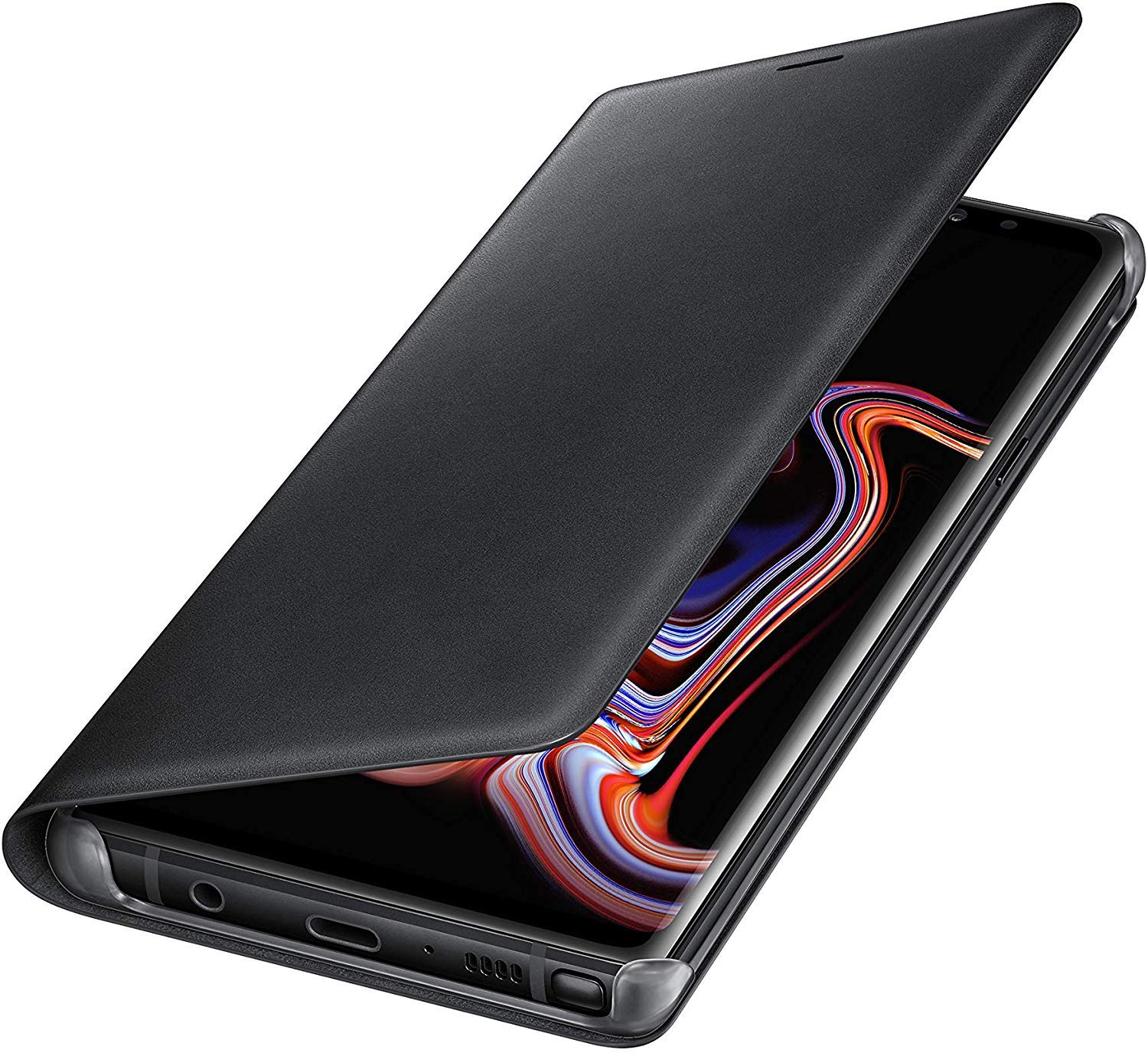 ELICA Magnetic Leather Flip Cover for Samsung Galaxy Note9 - Black (B07GPT4WGL) Amazon Price History, Amazon Price Tracker