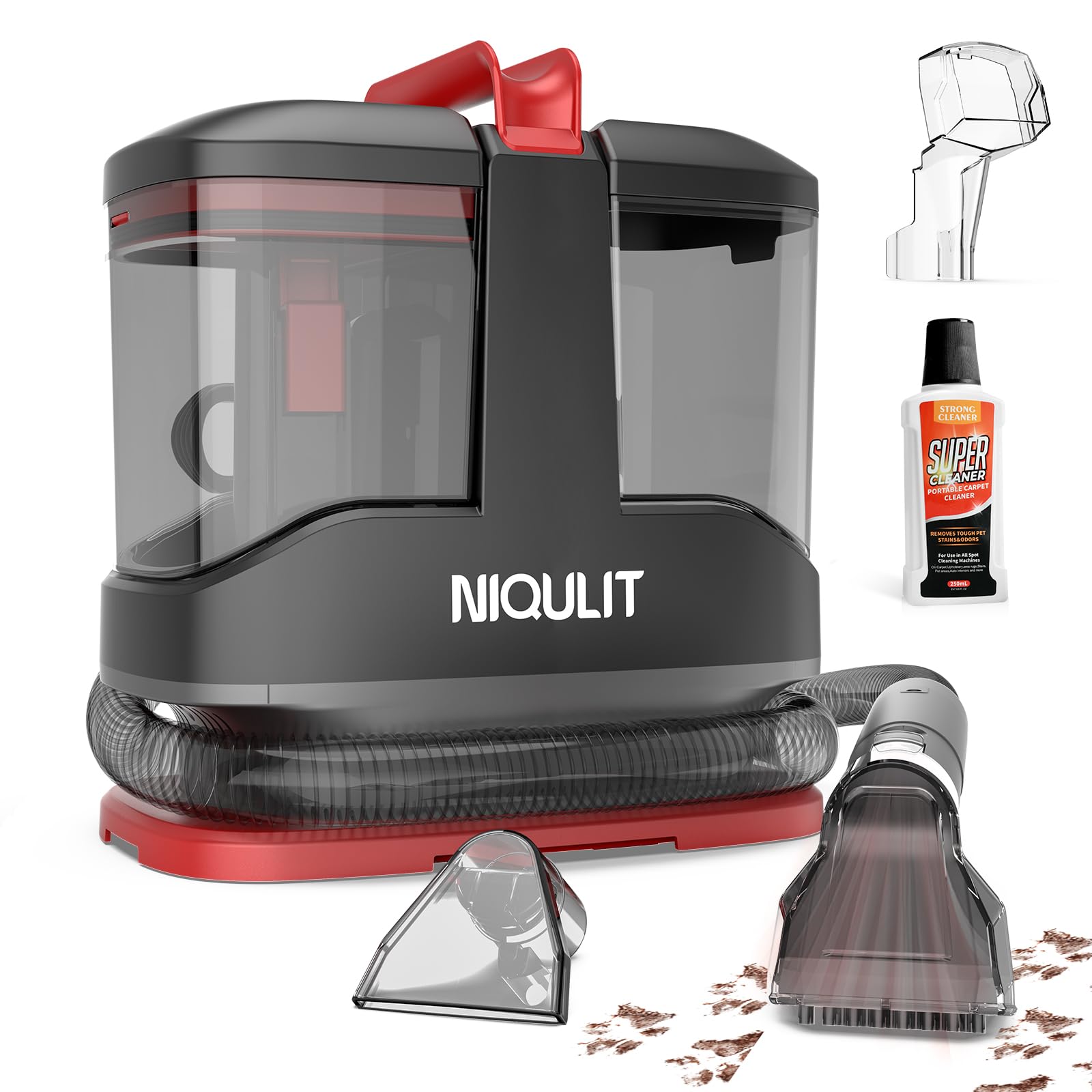 Photo 1 of Portable Carpet & Upholstery Spot Cleaner Machine, with Brushhead and Solution