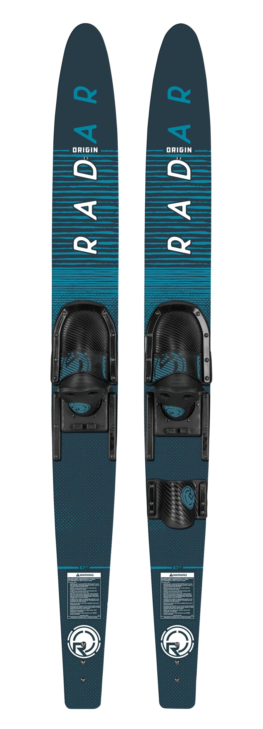 RADAR Origin Combo Wasserski & Bindungen - Battleship Blue 2025