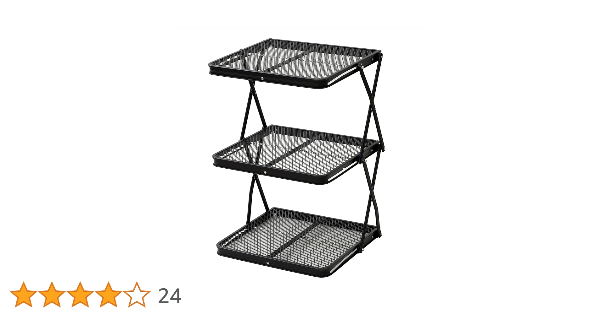 新品未使用3個セット 定価6980円 タフライトシェルフ 3段 ラージ ブラック Amazon.co.jp: [キャンパーズコレクション 山善] タフライト