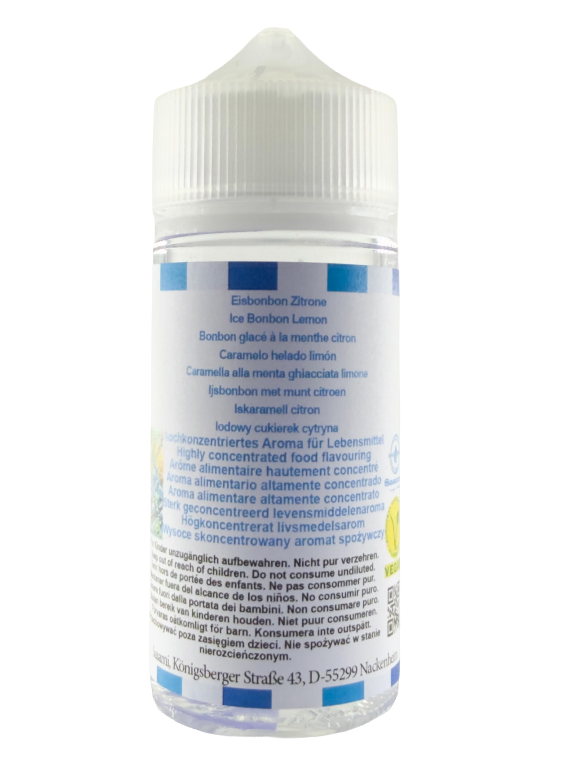 lodowy cukierek cytryna aromat koncentrat – Wegański – Sasami – 100ml