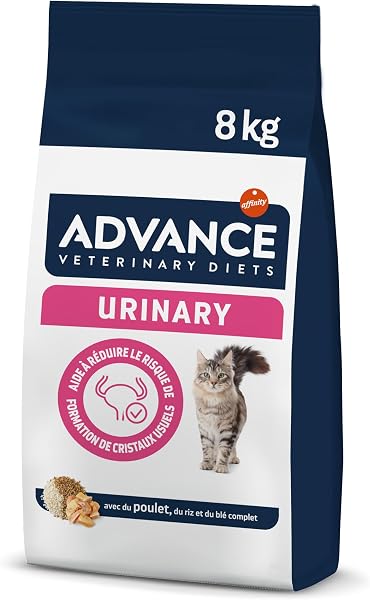 Advance Veterinary Diets Urinary - Croquettes pour Chats pour la Protection de l'appareil urinaire - 8kg - 1