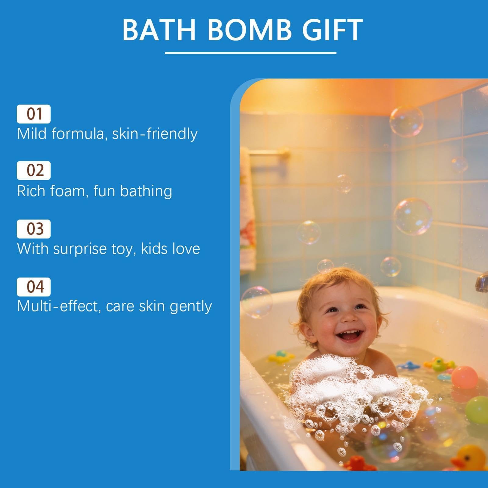 Bolas de baño con dentro,12 unidades refrescantes y espumosas en colores surtidos - Regalos para cesta, juguetes de baño,Para adolescentes, familia, amigos, niños, niñas, hijo, hija