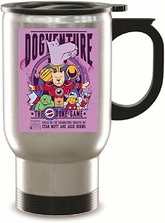 Superhero Dogs Cartoon Movie Poster Gift for Pet Lovers 14oz Steinless Steel Travel Mug