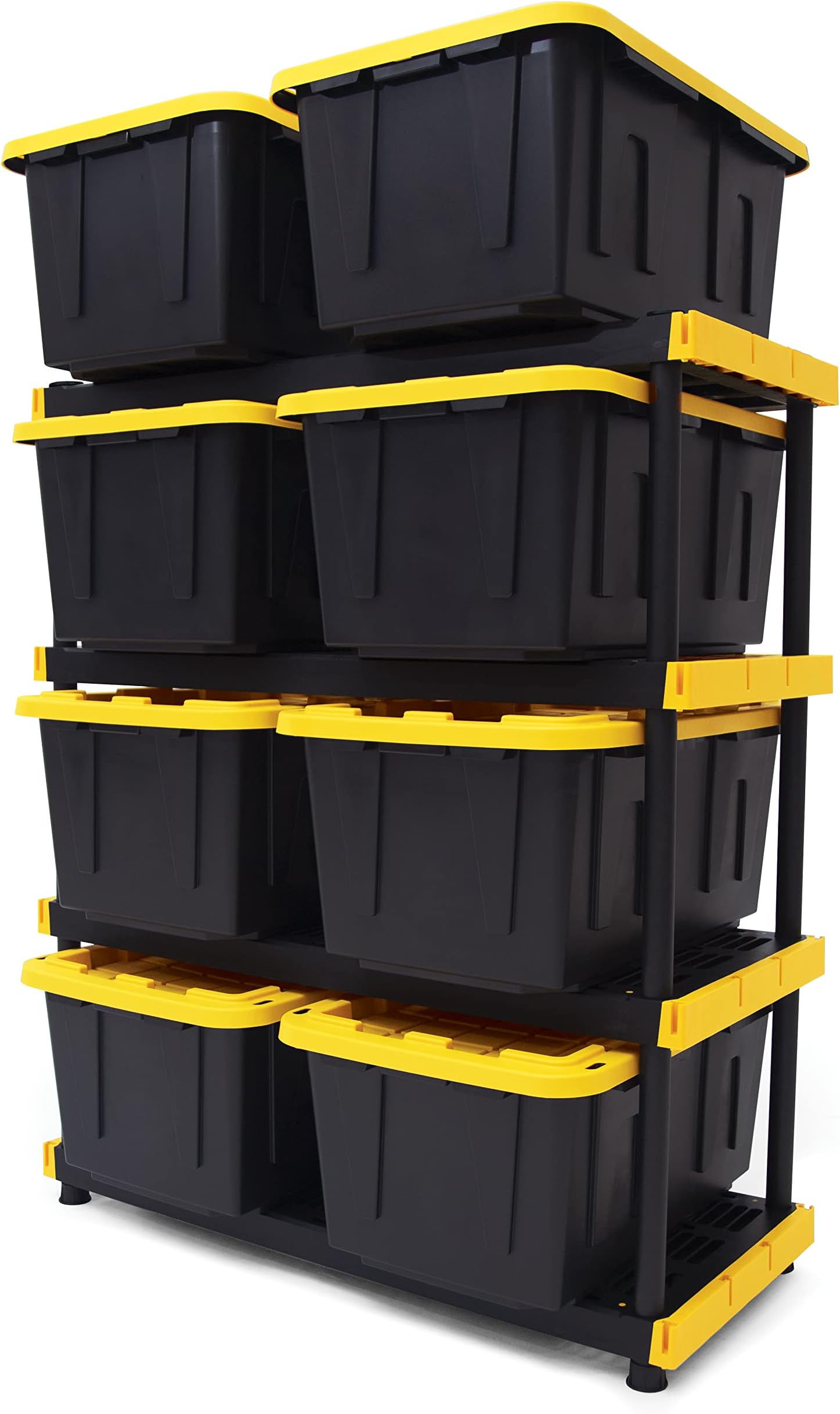 Greenmade Extra Strong 27 Gallon, Black and Yellow Storage