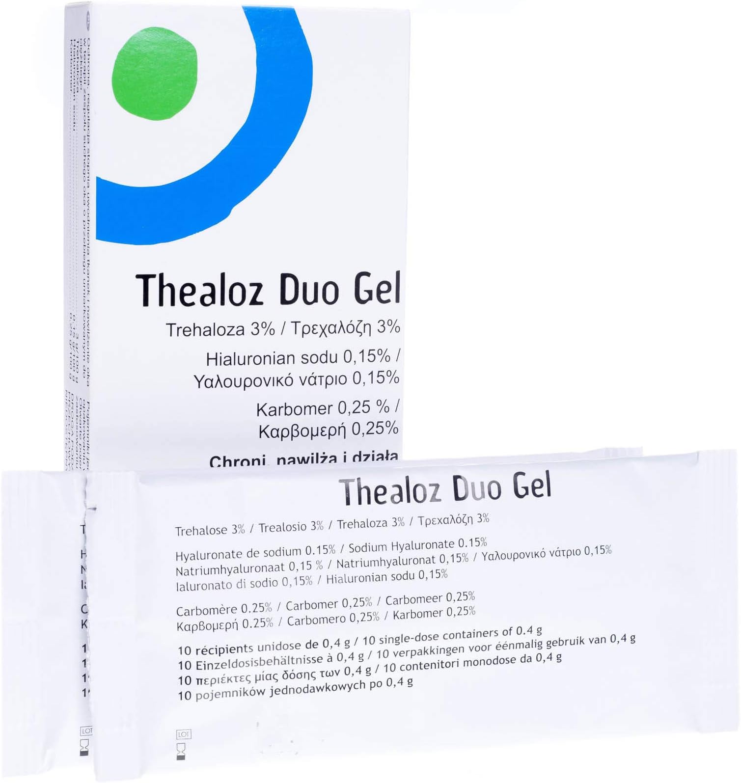 3 x Thealoz Duo Gel Single Dose Vials, 30 Doses - Total 90 Doses