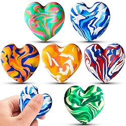 Worry Stone Worry Stones for Anxiety for Kids Polymer Clay Worry Stone Thumb Worry Stone for Anti Anxiety (Heart)