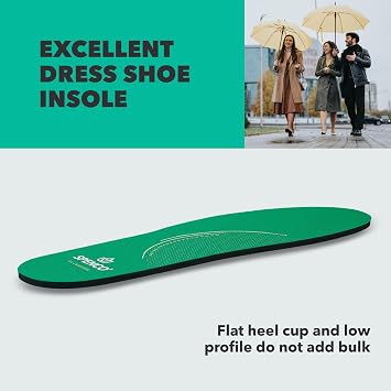Spenco Rx Comfort Thin Lightweight Cushioning Orthotic Shoe Insole, Women's 5-6.5