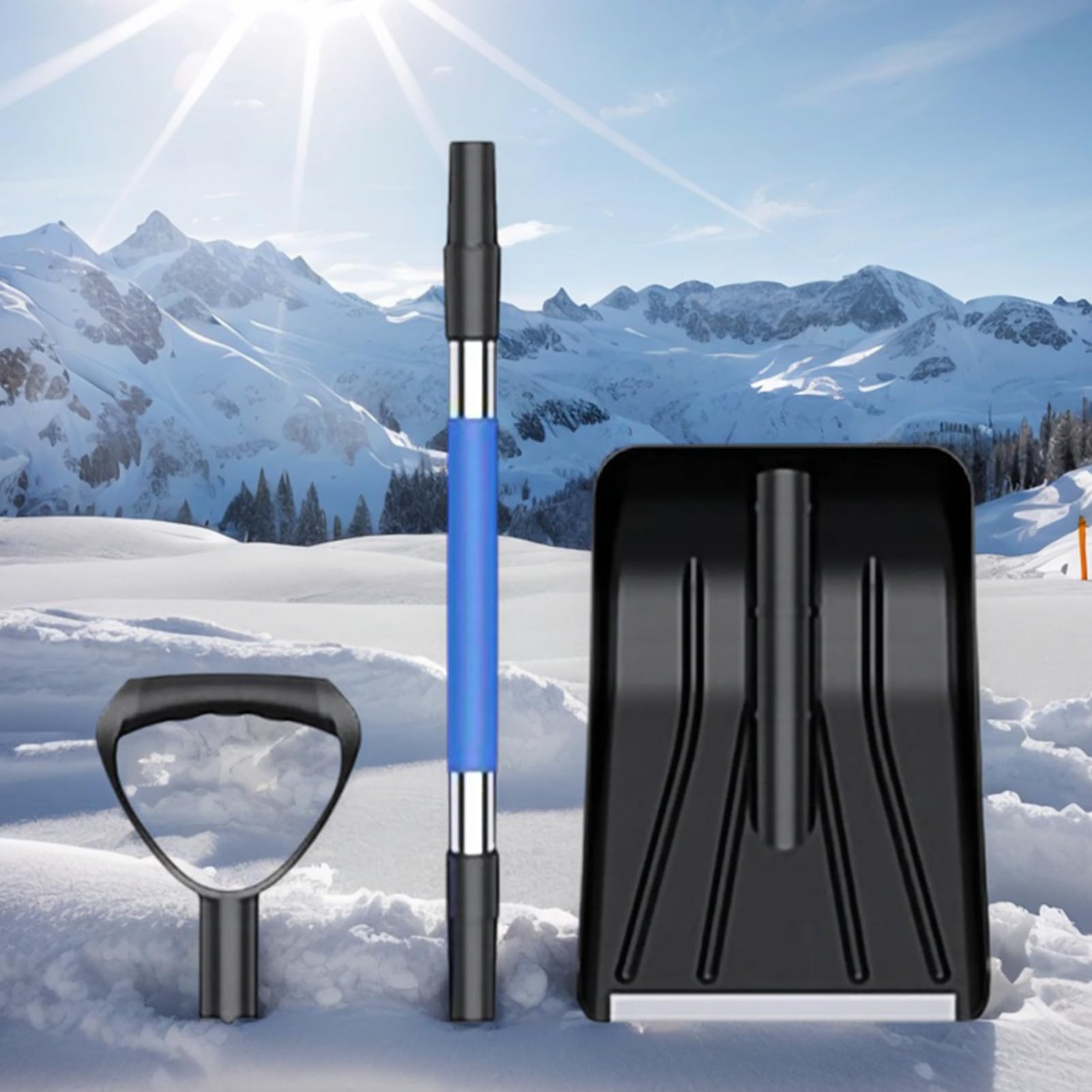 Pala Per Neve Attrezzi Da Giardinaggio Telescopici Ergonomici Regolabili