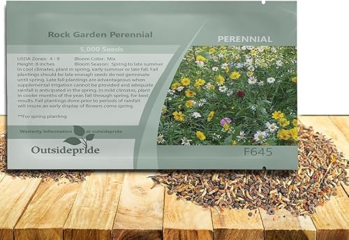 Outsidepride Rock Garden Flores silvestres perennes - 10000 semillas