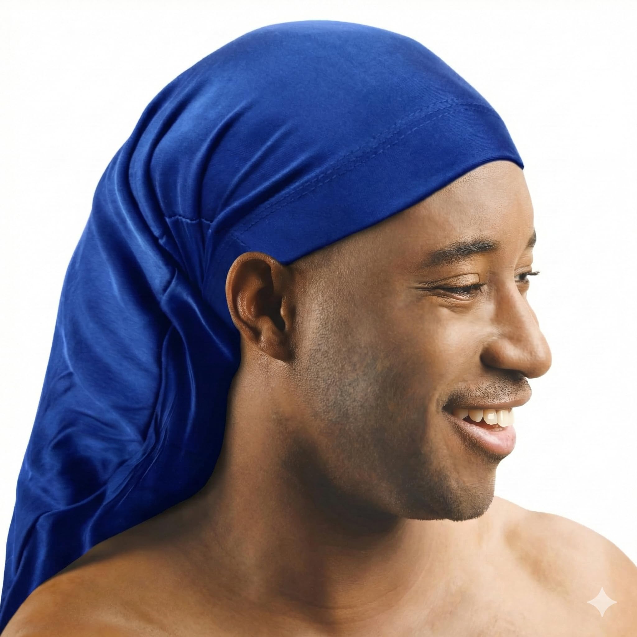 Titan Super Jumbo Spandex Dreadlock Cap, Royal Blue, One size
